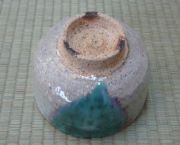 上野焼抹茶茶碗の写真